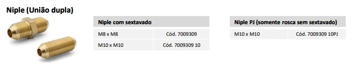 Niple União Dupla