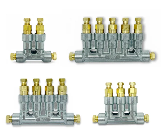 Distribuidor de linha simples mod. HS